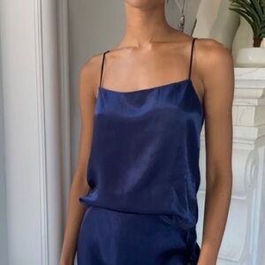 Aritzia Babaton Benji camisole starboard size XS navy blue